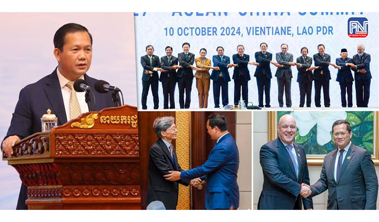 PM Hun Manet meets world leaders at the ASEAN Summit in Laos to boost rice exports